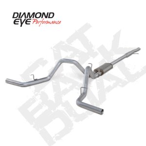 Chevrolet 1500 Performance Exhaust - Diamond Eye Performance - Cat Back Dual - 2014